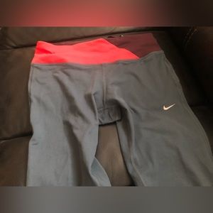 Nike Cold Weather Tight Blue Steel Grey Gray Women's Small NWOT!